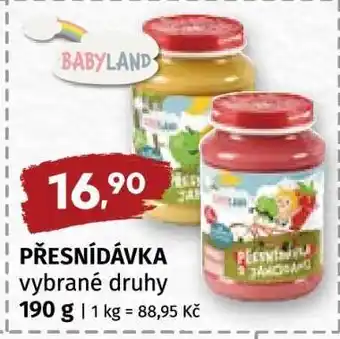 Coop BABYLAND PŘESNÍDÁVKA nabídka