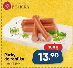 Coop Párky do rohlíku nabídka
