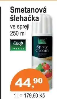 COOP DISKONT SMETANOVÁ ŠLEHAČKA nabídka