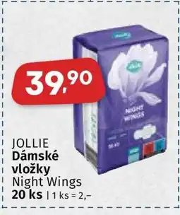 Coop JOLLIE Dámské vložky Night Wings 20 ks nabídka