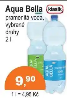 COOP DISKONT AQUA BELLA nabídka