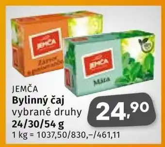 Coop Jemča bylinný čaj nabídka