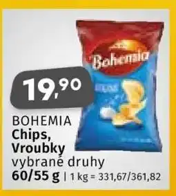 Coop Bohemia CHIPS VROUBKY nabídka