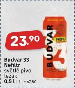 Coop BUDVAR 33 NEFILTR nabídka