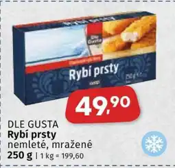 Coop DLE GUSTA RYBÍ PRSTY nabídka