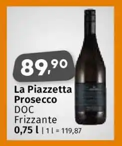 Coop La Piazzetta Prosecco nabídka
