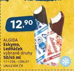 Coop ALGIDA Eskymo, Ledňáček nabídka