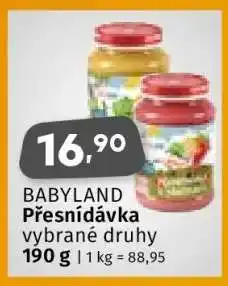 Coop BABYLAND PŘESNÍDÁVKA nabídka