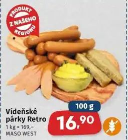 Coop Vídeňské párky Retro nabídka