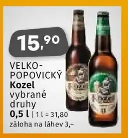 Coop Velkopopovický Kozel nabídka