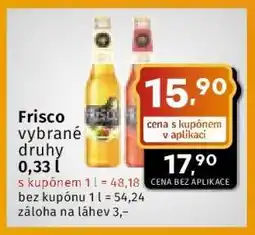 Coop FRISCO vybrané druhy nabídka