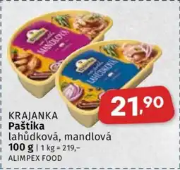 Coop Krajanka paštika nabídka