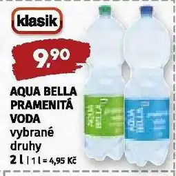 Coop Aqua Bella pramenitá voda nabídka