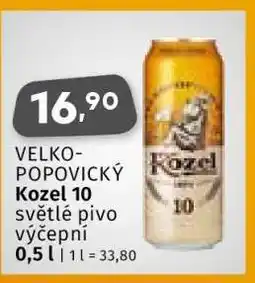 Coop Velkopopovický Kozel 10 nabídka