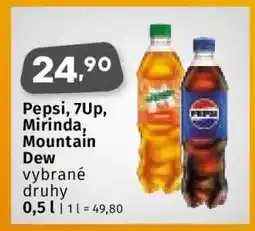 Coop PEPSI/7UP/ MIRINDA/ MOUNTAIN DEW nabídka