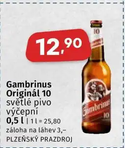 Coop Gambrinus Originál 10 nabídka