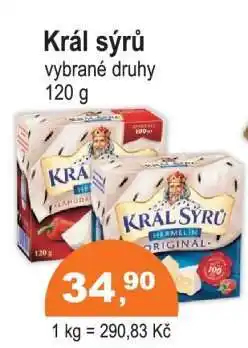 COOP DISKONT Král sýrů nabídka