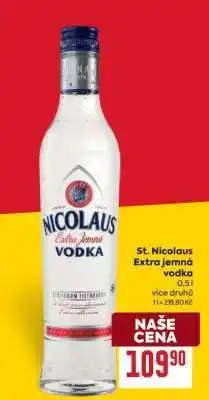 Billa St. Nicolaus Extra jemná vodka nabídka