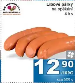 Jip Libové párky na opékání nabídka