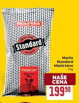 Billa Marila Standard Mletá káva nabídka