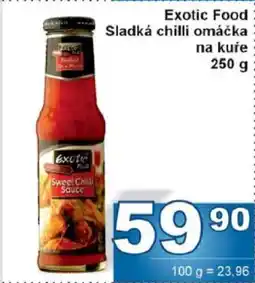 Jip Exotic Food nabídka