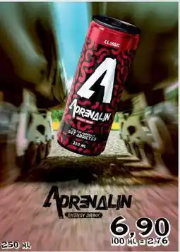 Jip ADRENALIN ENERGY DRINK nabídka