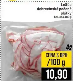 Jip Le&Co debrecínská pečeně plátky nabídka