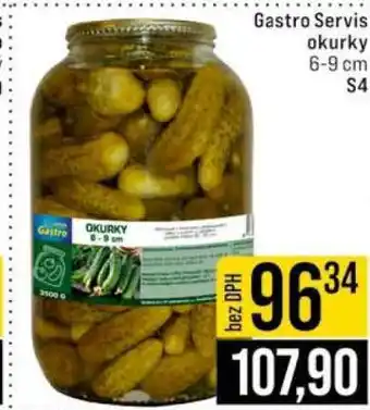 Jip Gastro Servis okurky 6-9 cm nabídka