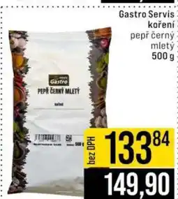 Jip Gastro Servis koření pepř černý mletý nabídka