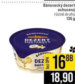 Jip Bánovecký dezert smotanový ochucený nabídka