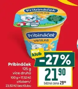 Billa Pribináček nabídka