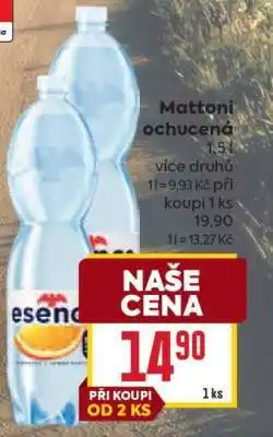 Billa Mattoni ochucená nabídka