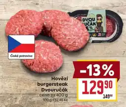 Billa Hovězí burgersteak Dvouručák nabídka