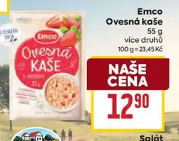 Billa Emco ovesná kaše nabídka