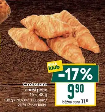 Billa Croissant nabídka