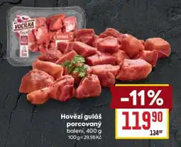 Billa Hovězí guláš porcovaný nabídka