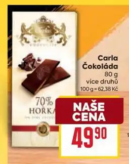 Billa Carla Čokoláda nabídka
