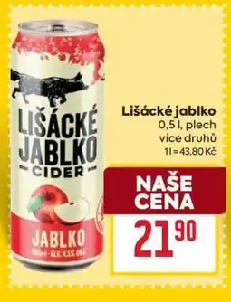 Billa Lišácké jablko nabídka