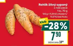 Billa Rohlík žitný sypaný nabídka