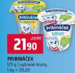 Terno PRIBINÁČEK 125 g vybrané druhy nabídka