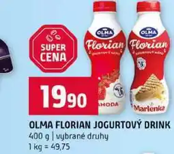 Terno OLMA FLORIAN JOGURTOVÝ DRINK 400 g vybrané druhy nabídka