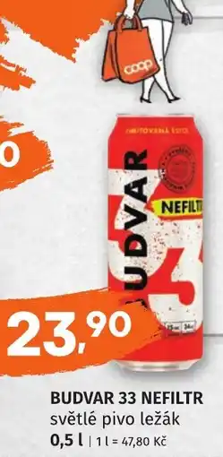 Coop hb Budvar 33 nefiltr nabídka