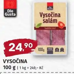 Coop hb Vysočina nabídka