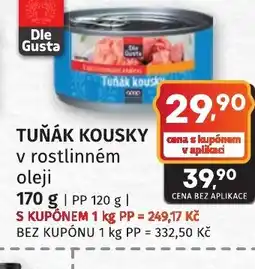 Coop hb Tuňák kousky nabídka