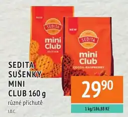 Coop hb Sedita sušenky mini club různé příchutě nabídka