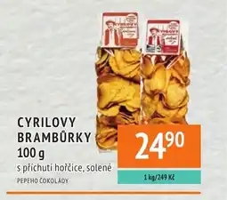 Coop hb Cyrilovy brambůrky nabídka