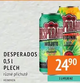 Coop hb Desperados plech různé příchutě nabídka