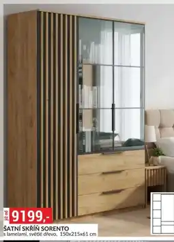 Baumax Šatní skříň sorento nabídka