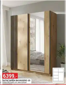 Baumax Šatní skřín bayadero 10, dub artisan nabídka