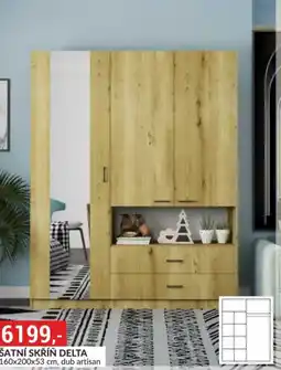 Baumax Šatní skříň delta nabídka